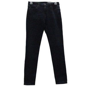 Anthropologie AG The Abbey womens jeans Mid-Rise 25 R Skinny Ankle blue dk wash